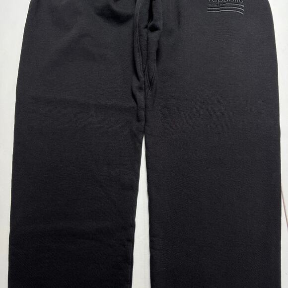 Republic Records Heavyweight Joggers Mens M Black Activewear Sweatpants USA - Picture 9 of 11
